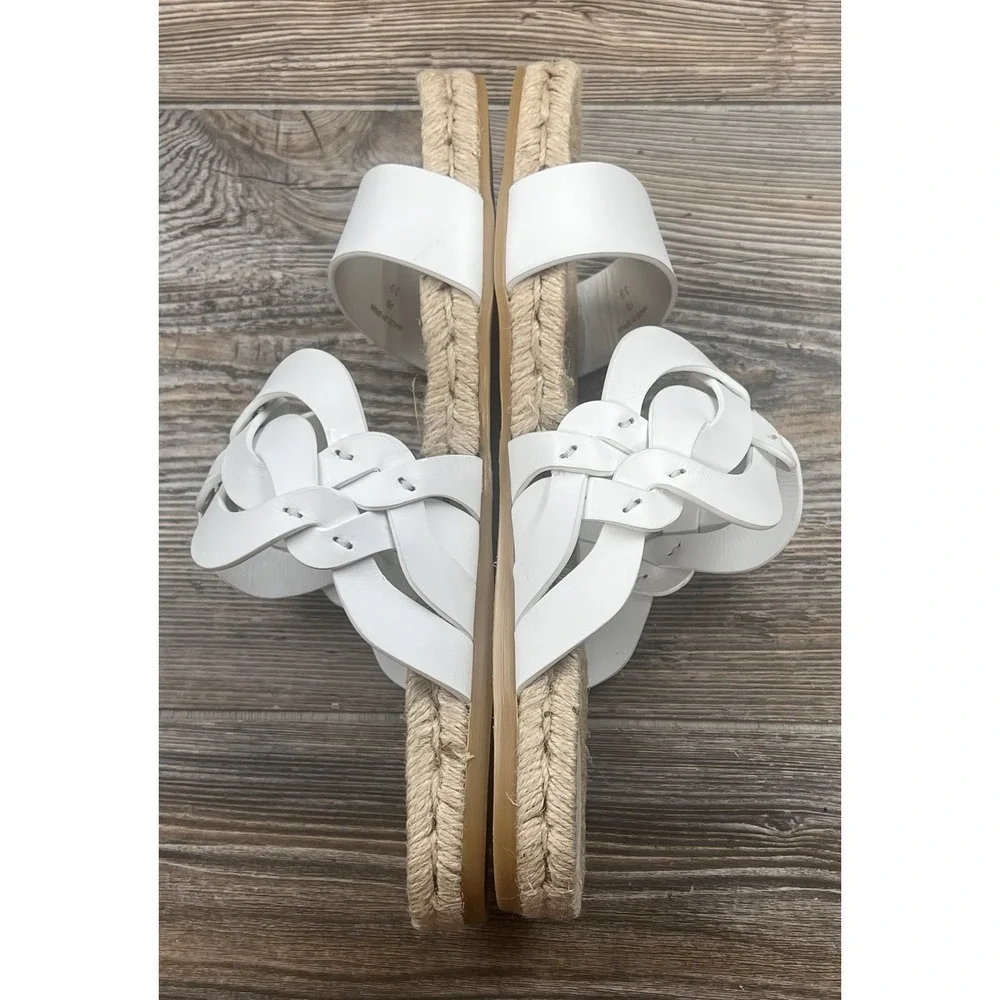 Lafayette 148 NY Espadrille Slide Sandals Jute Footbed Braided EU‎ 39 US 8.5